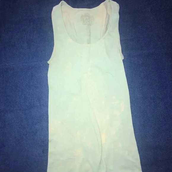 Mint Tie Dye Tank Top - Picture 1 of 3